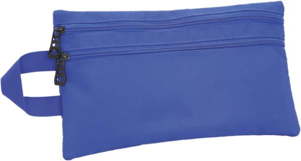 Double Zip Pencil Case